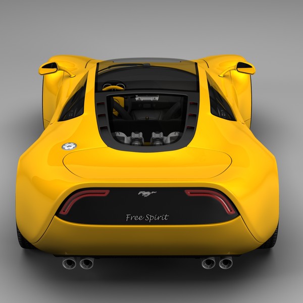 concept car 3d lwo - Free Spirit Concept Car by Ideas Unlimited
